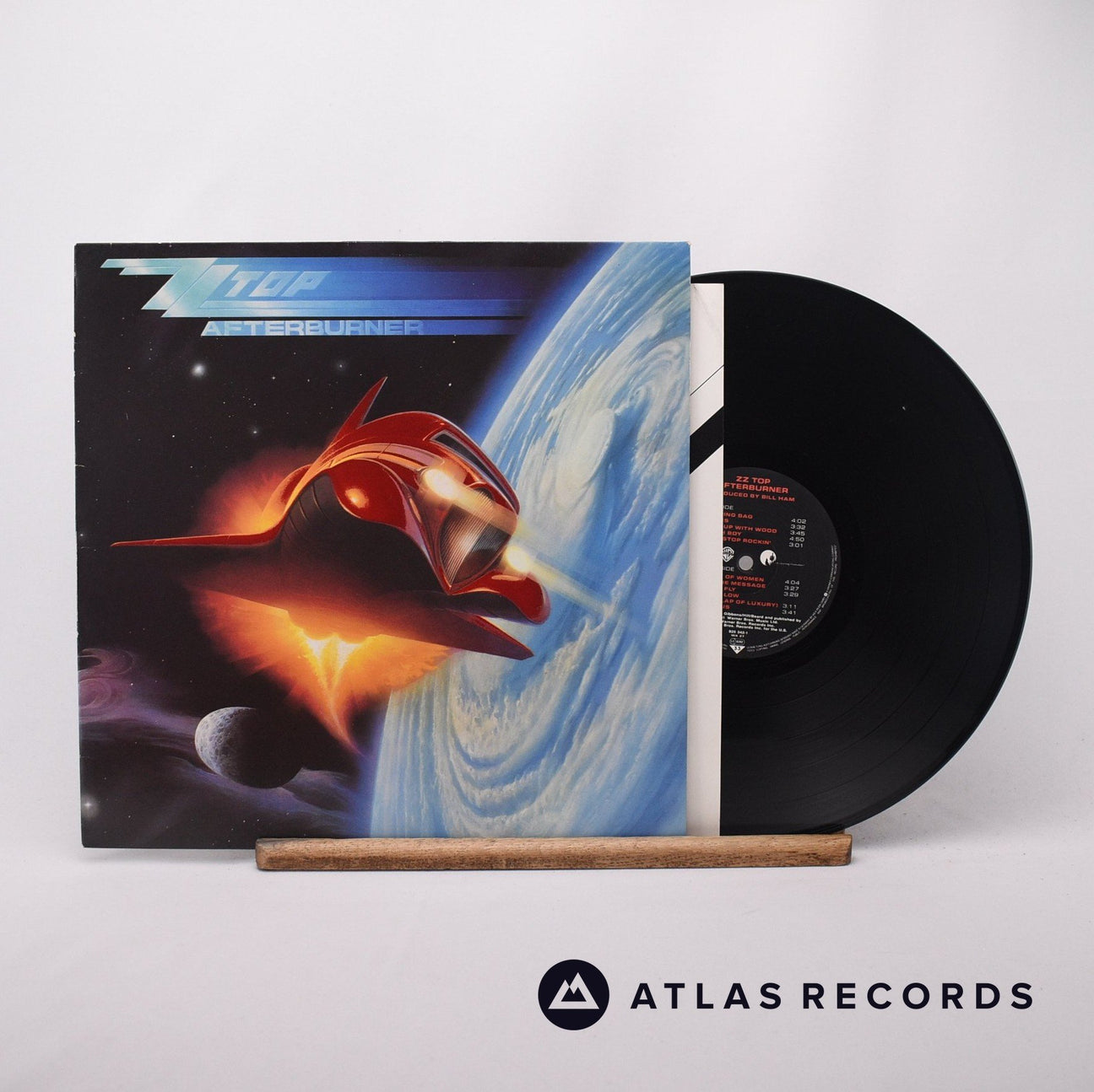 ZZ Top Afterburner LP Vinyl Record - Front Cover & Record