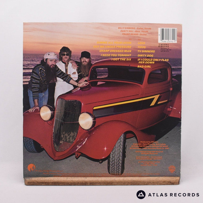 ZZ Top - Eliminator - LP Vinyl Record - EX/EX