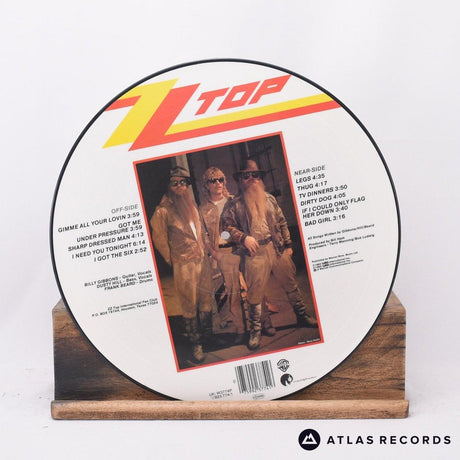 ZZ Top - Eliminator - Picture Disc Reissue Special Edition LP Vinyl Record - VG+