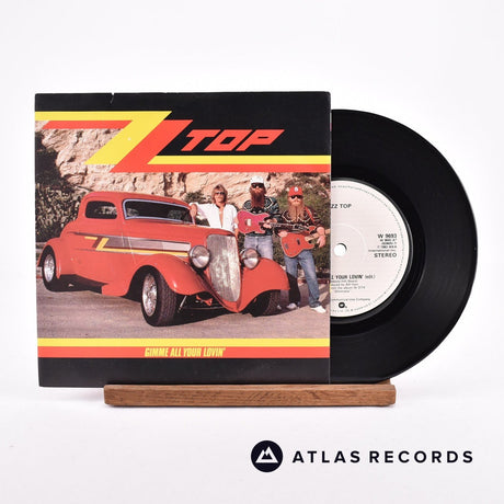 ZZ Top Gimme All Your Lovin' 7" Vinyl Record - Front Cover & Record