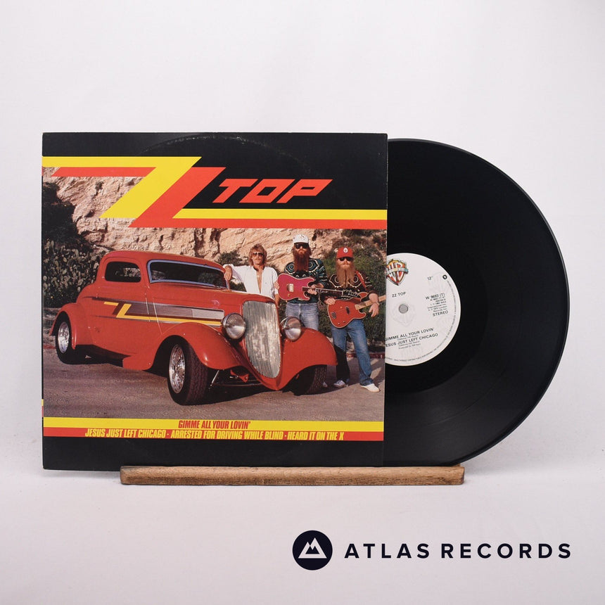 ZZ Top Gimme All Your Lovin' 12" Vinyl Record - Front Cover & Record