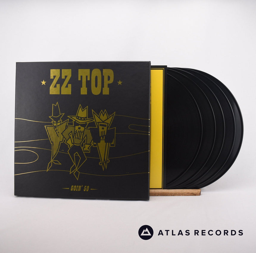 ZZ Top Goin' 50 5 x LP Vinyl Record - Front Cover & Record