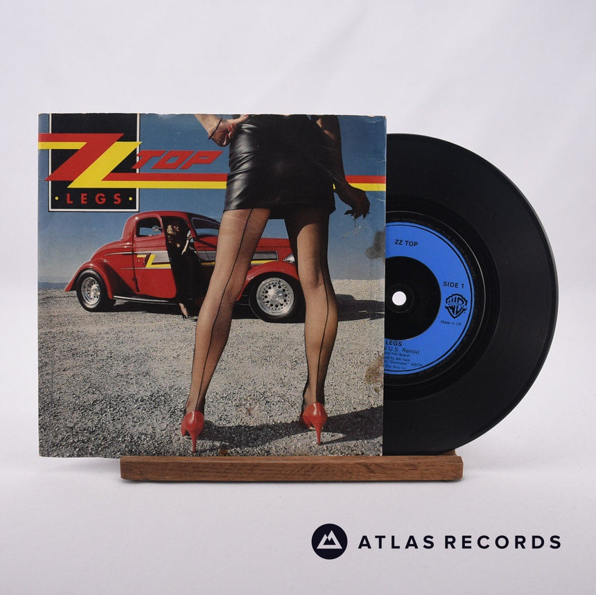 ZZ Top Legs 7" Vinyl Record - Front Cover & Record