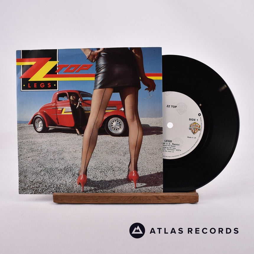 ZZ Top Legs 7" Vinyl Record - Front Cover & Record