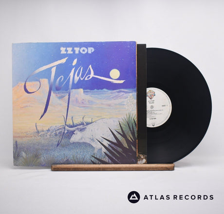 ZZ Top Tejas LP Vinyl Record - Front Cover & Record