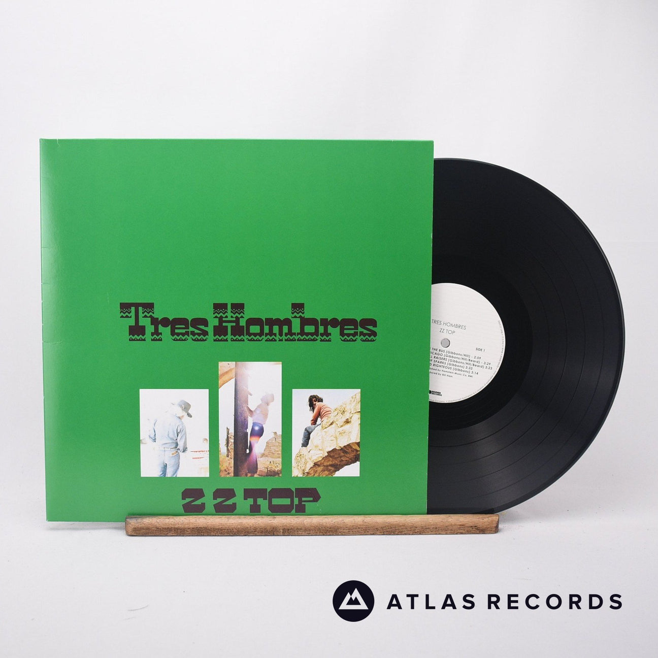 ZZ Top Tres Hombres LP Vinyl Record - Front Cover & Record