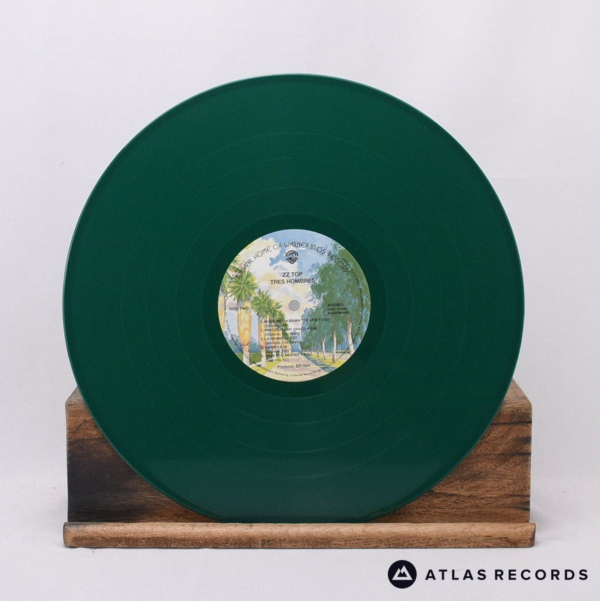ZZ Top - Tres Hombres - Green Jalapeno -A -B LP Vinyl Record - NM/NM