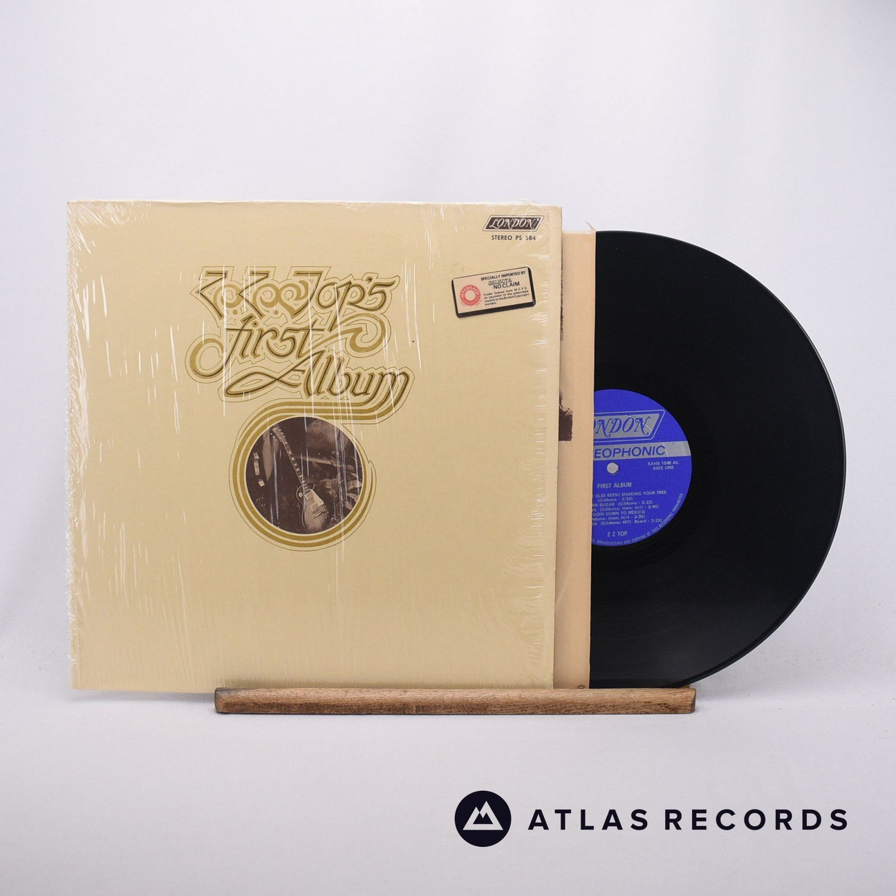 ZZ Top ZZ Top's First Album LP Vinyl Record - Front Cover & Record