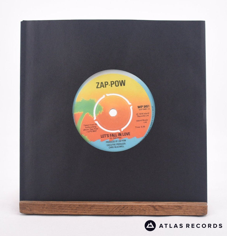 Zap Pow Let's Fall In Love 7" Vinyl Record - In Sleeve