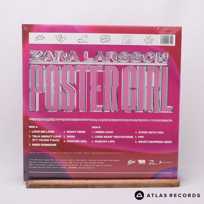 Zara Larsson - Poster Girl - White Poster Sealed LP Vinyl Record - NEW