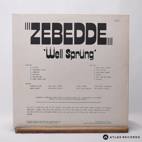 Zebedee - Well Sprung - Signed +A +B LP Vinyl Record - EX/EX