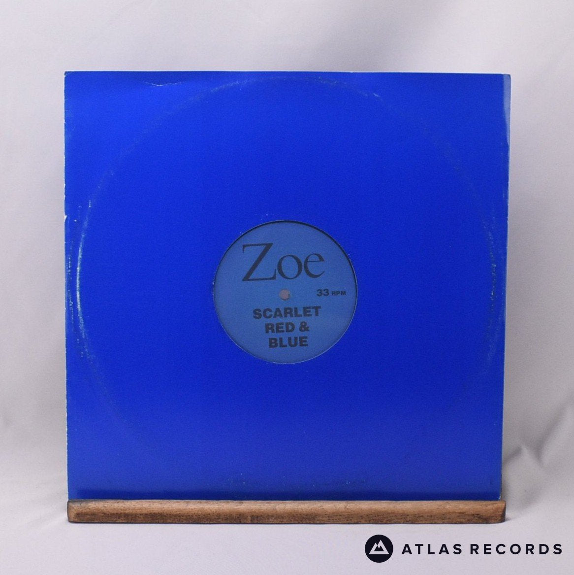Zoë Scarlet Red & Blue 12" Vinyl Record - In Sleeve