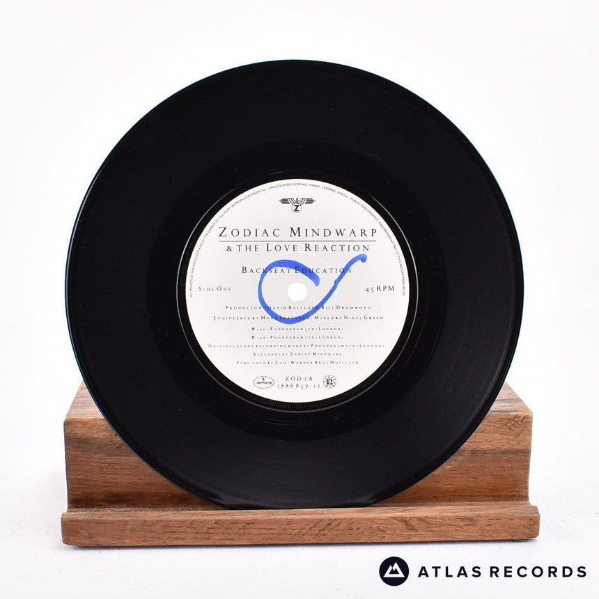 Zodiac Mindwarp And The Love Reaction - Backseat Education - 7" Vinyl Record - EX/EX