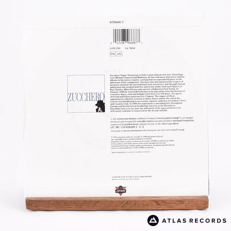 Zucchero - Senza Una Donna - 7" Vinyl Record - VG+/EX