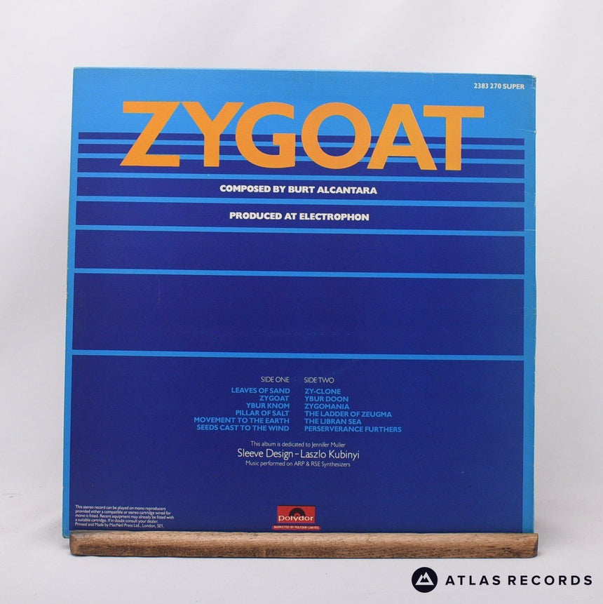 Zygoat - Zygoat - A B LP Vinyl Record - EX/NM
