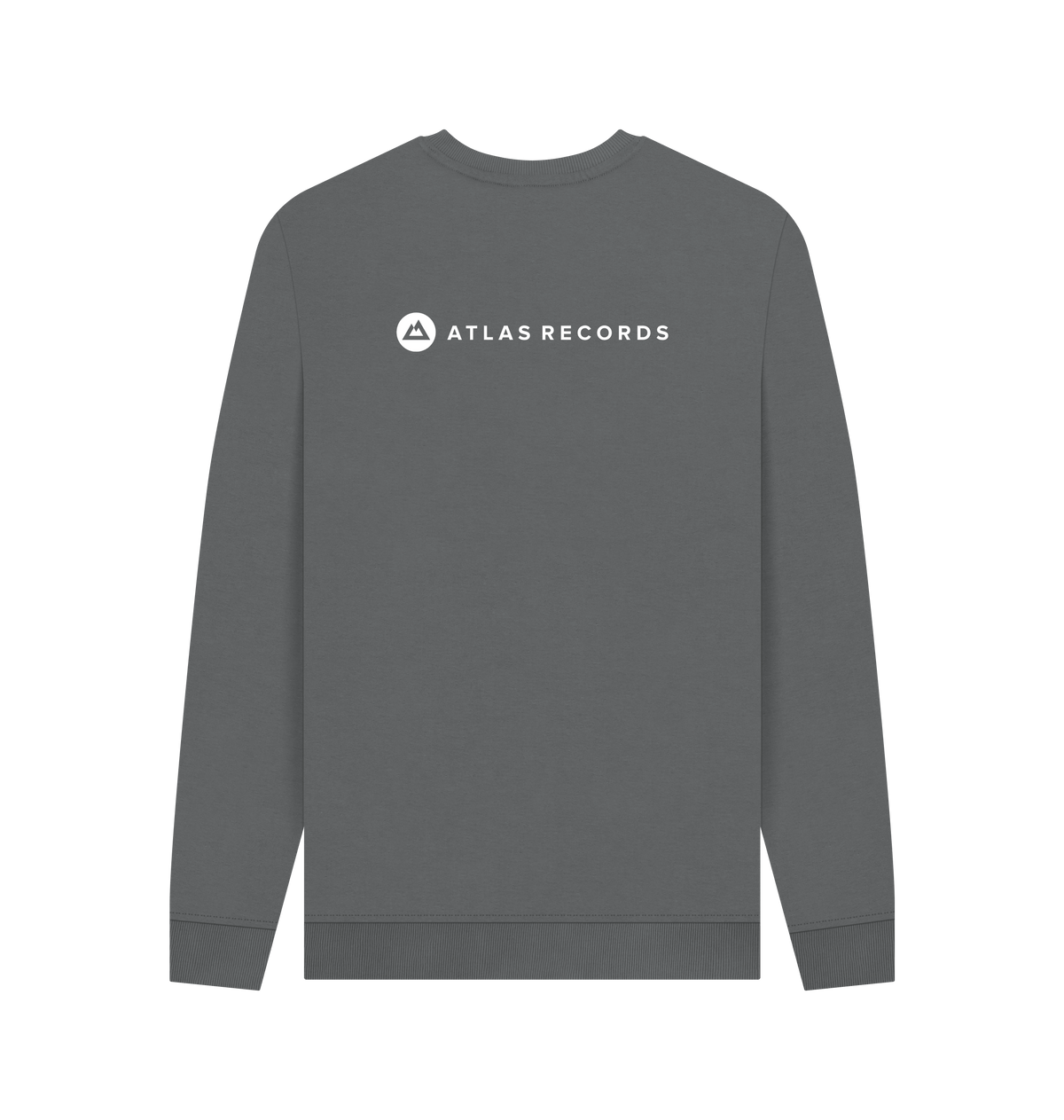 Slate Grey Printed Sweater Back