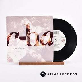 a-ha Crying In The Rain 7" Vinyl Record - Front Cover & Record