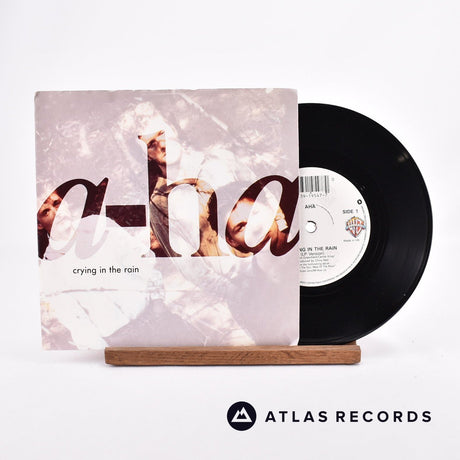 a-ha Crying In The Rain 7" Vinyl Record - Front Cover & Record