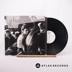 a-ha Hunting High And Low LP Vinyl Record - Front Cover & Record