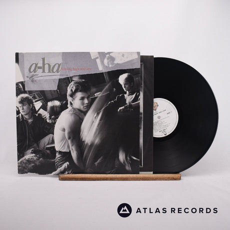 a-ha Hunting High And Low LP Vinyl Record - Front Cover & Record