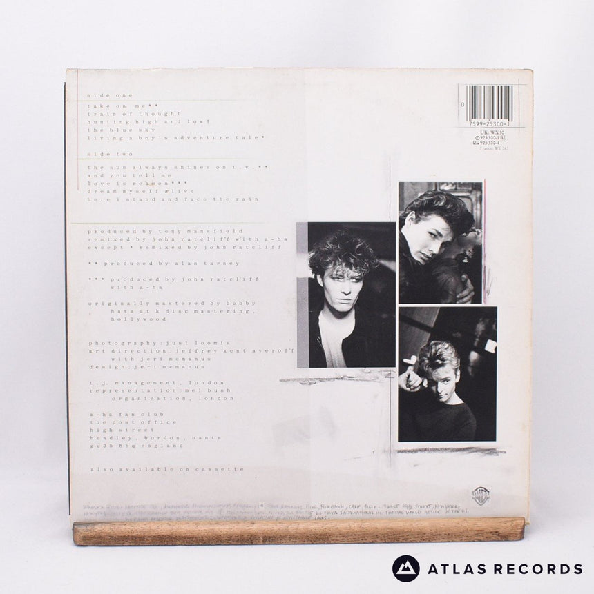 a-ha - Hunting High And Low - A-2 B LP Vinyl Record - VG+/EX