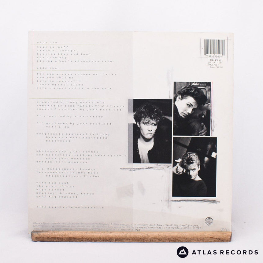 a-ha - Hunting High And Low - A B LP Vinyl Record - EX/EX
