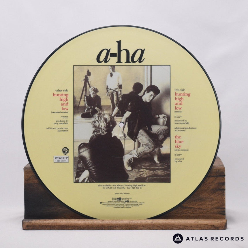 a-ha - Hunting High And Low - Picture Disc 12" Vinyl Record - VG+/VG+