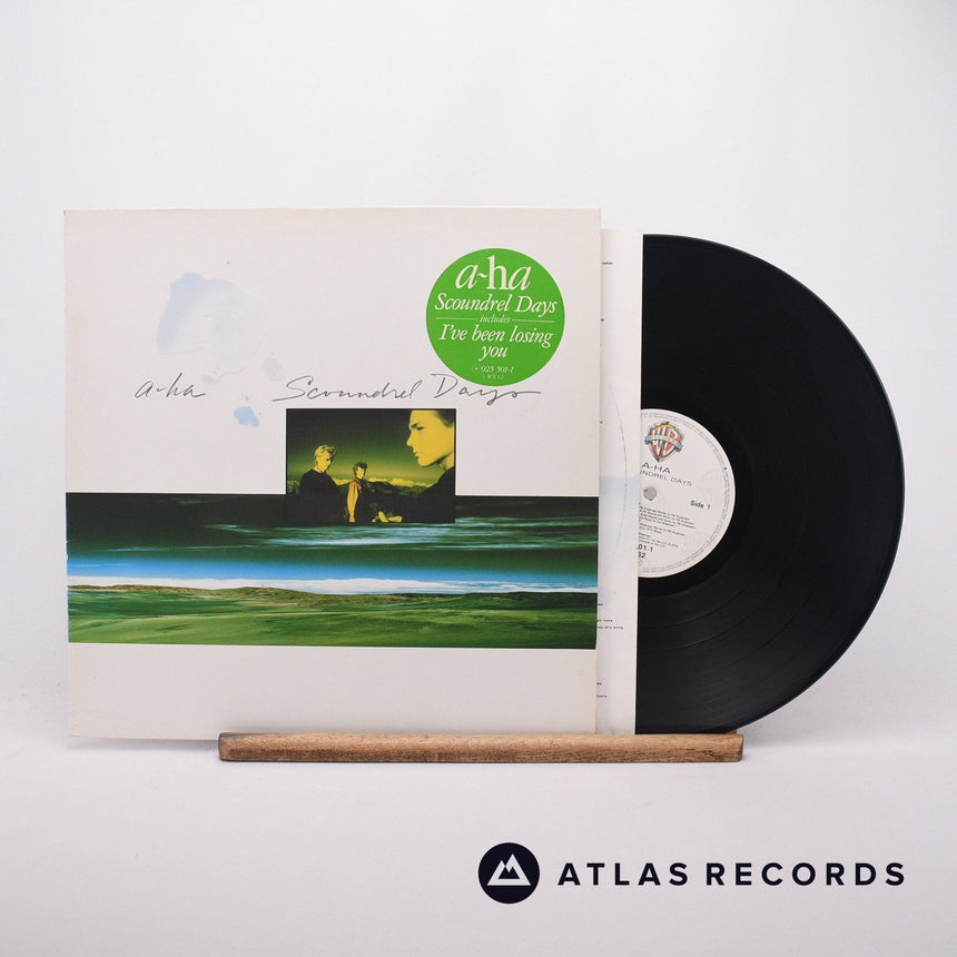 a-ha Scoundrel Days LP Vinyl Record - Front Cover & Record