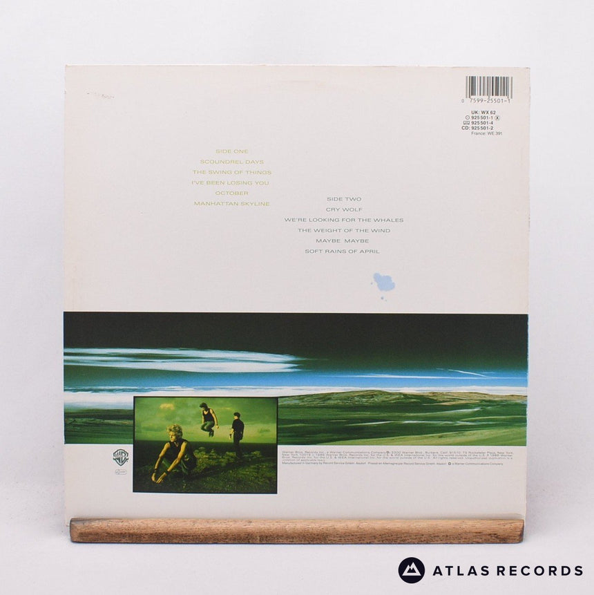 a-ha - Scoundrel Days - Embossed Sleeve LP Vinyl Record - EX/EX