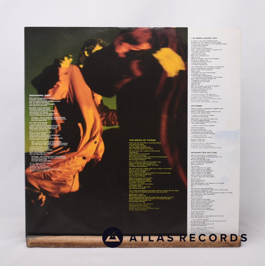 a-ha - Scoundrel Days - Embossed Sleeve LP Vinyl Record - EX/EX