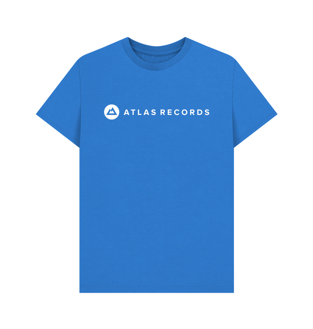 Bright Blue Atlas T-Shirt - Text Logo