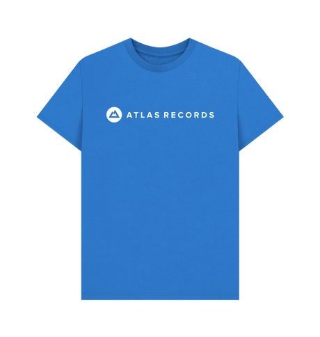 Bright Blue Atlas T-Shirt - Text Logo