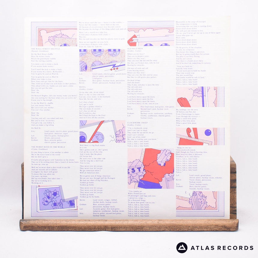 10cc - Sheet Music - Lyric Sheet LP Vinyl Record - EX/EX