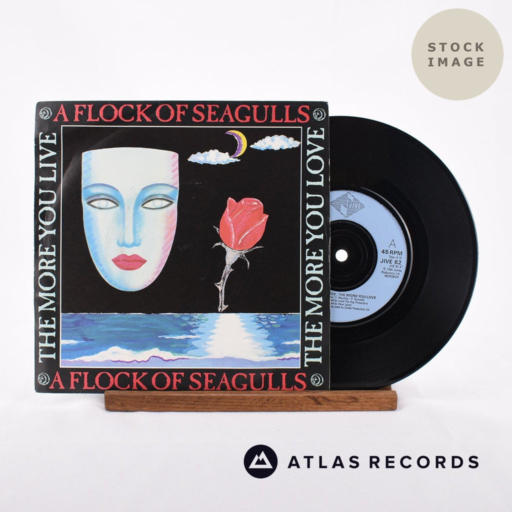 A Flock Of Seagulls The More You Live, The More You Love Vinyl Record - Sleeve & Record Side-By-Side