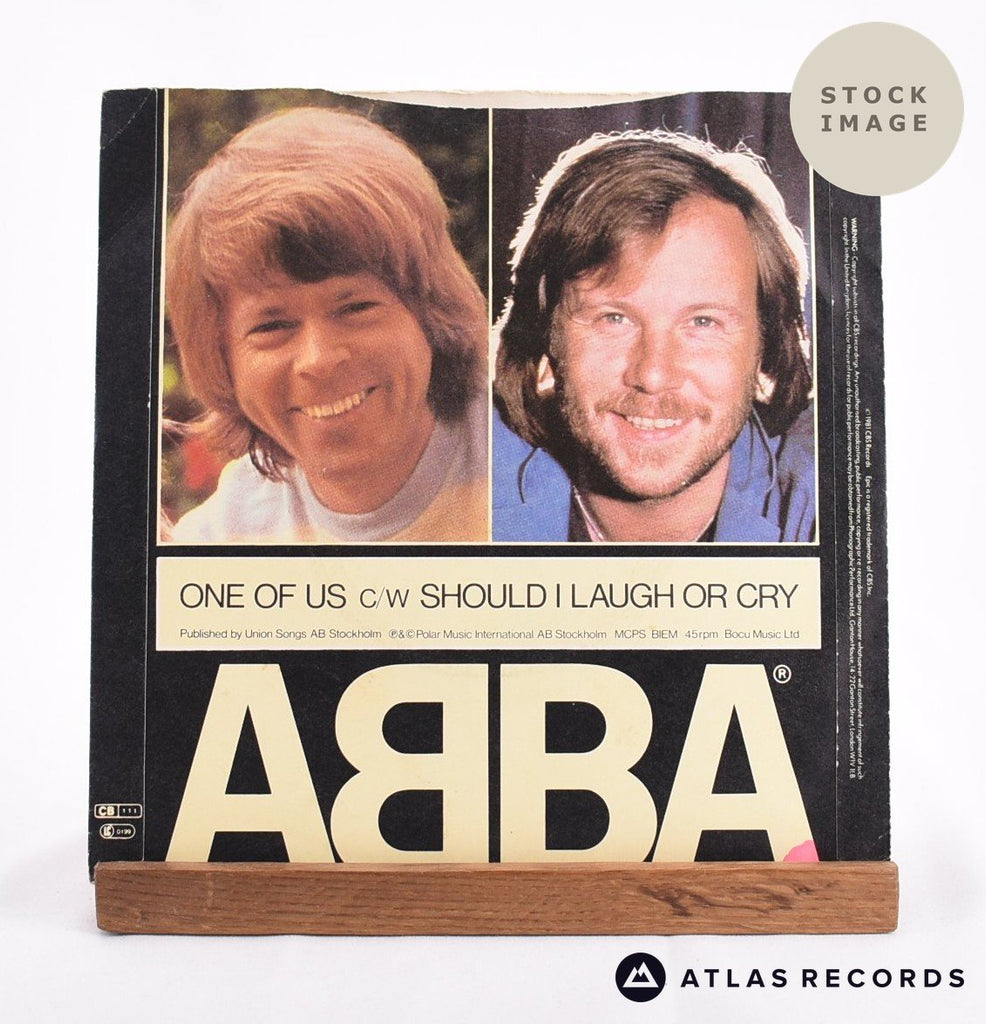 ABBA One Of Us Vinyl Record - Reverse Of Sleeve