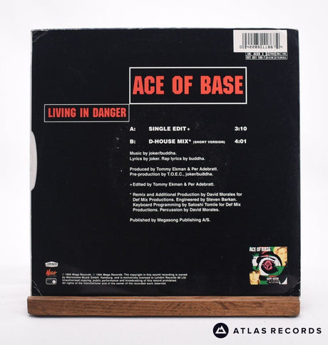 Ace Of Base - Living In Danger - 7" Vinyl Record - EX/EX