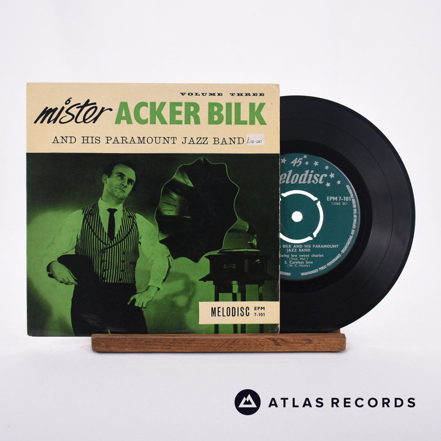 Acker Bilk And His Paramount Jazz Band Mister Acker Bilk And His Paramount Jazz Band Volume Three 7" Vinyl Record - Front Cover & Record