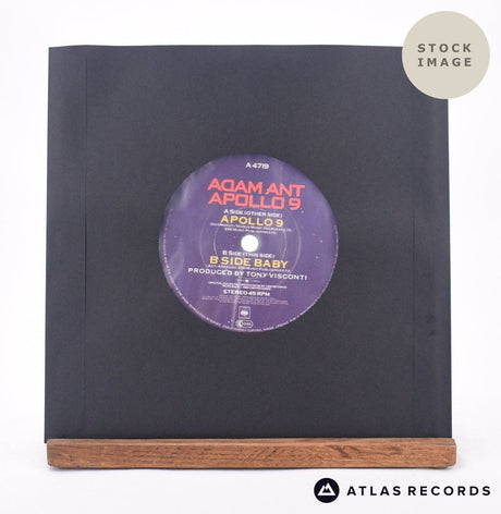 Adam Ant Apollo 9 7" Vinyl Record - Reverse Of Sleeve