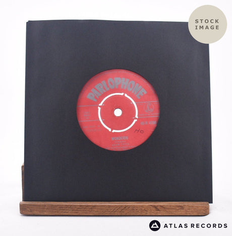 Adam Faith Wonderin' 7" Vinyl Record - Sleeve & Record Side-By-Side