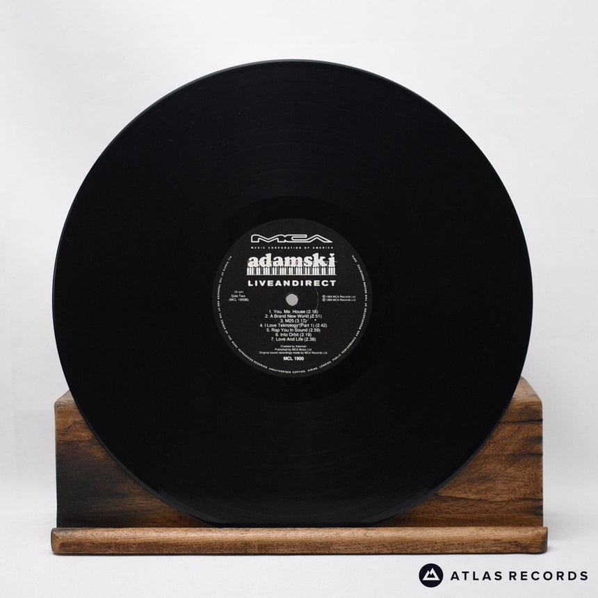 Adamski - Liveandirect - LP Vinyl Record - VG+/VG+