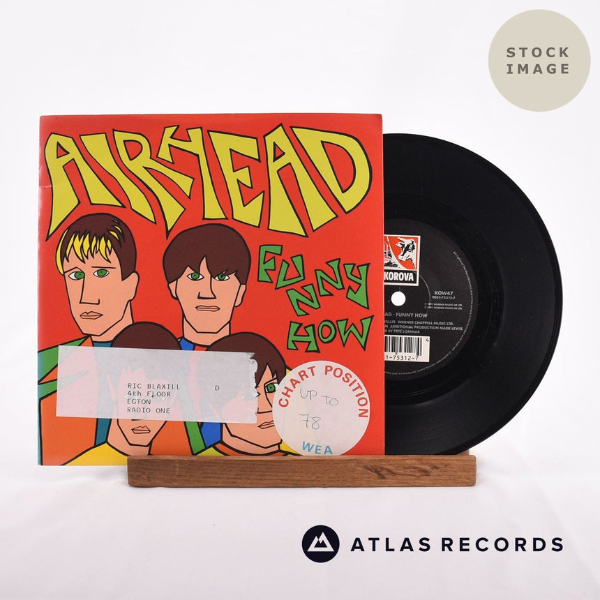 Airhead Funny How Vinyl Record - Sleeve & Record Side-By-Side