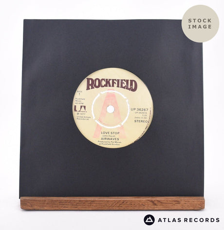 Airwaves Love Stop 7" Vinyl Record - Sleeve & Record Side-By-Side