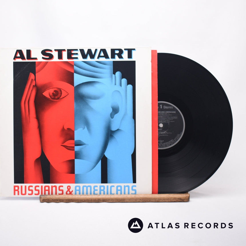 Al Stewart Russians & Americans LP Vinyl Record - Front Cover & Record