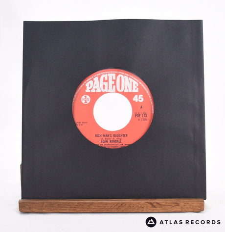 Alan Randall Rich Man's Daughter 7" Vinyl Record - In Sleeve