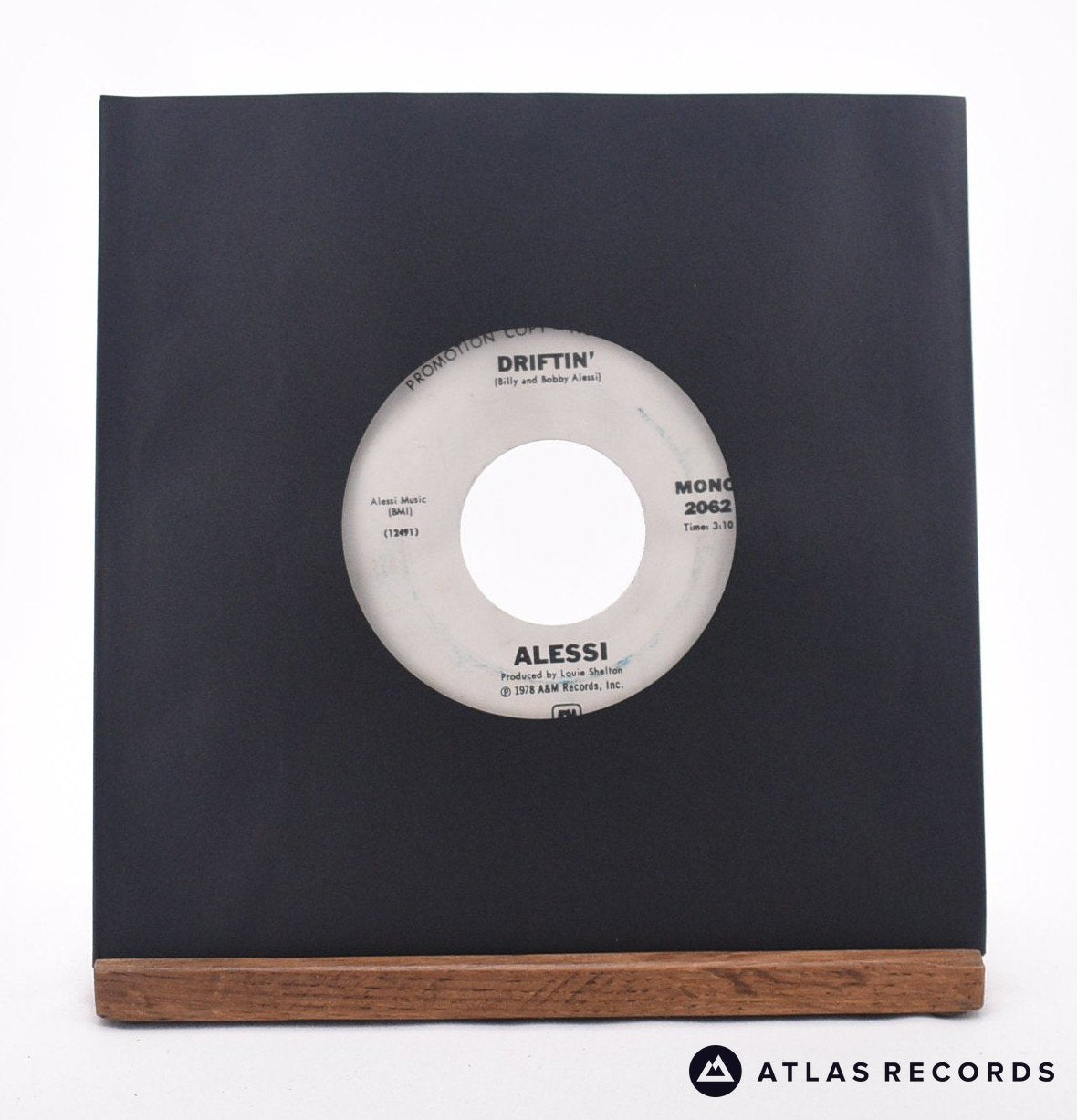 Alessi Driftin' 7" Vinyl Record - In Sleeve