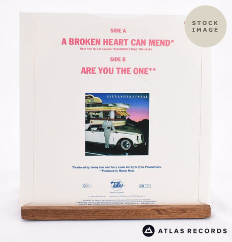 Alexander O'Neal A Broken Heart Can Mend Vinyl Record - Reverse Of Sleeve