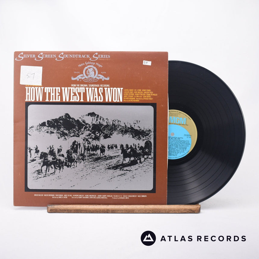 Alfred Newman From The Original Soundtrack Recording  How The West Was Won LP Vinyl Record - Front Cover & Record