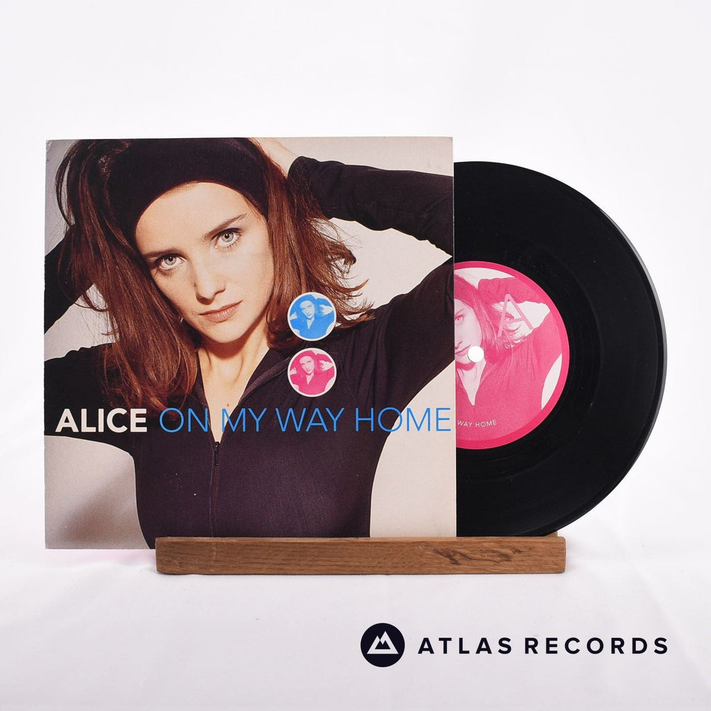 Alice On My Way Home 7" Vinyl Record - Front Cover & Record