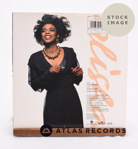 Alisha Warren Touch Me Vinyl Record - Reverse Of Sleeve