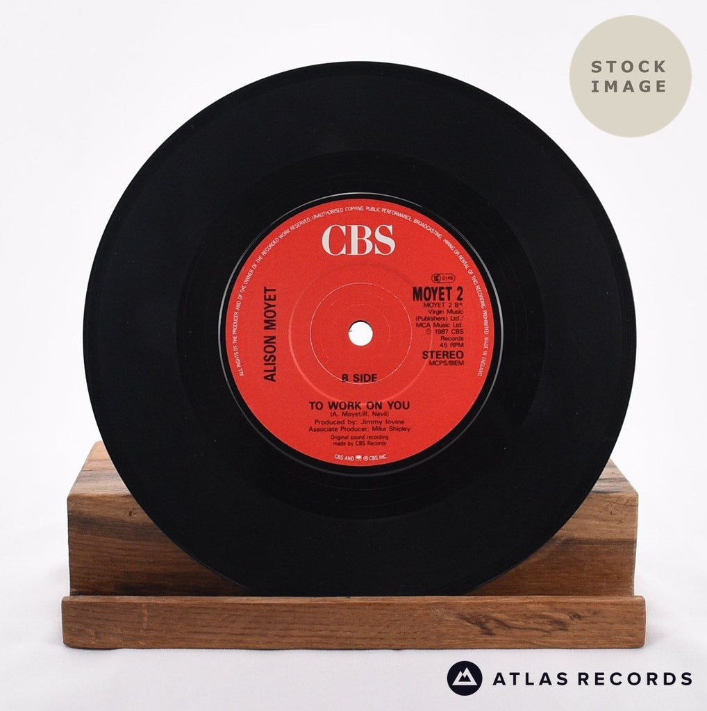 Alison Moyet Weak In The Presence Of Beauty Vinyl Record - Record B Side